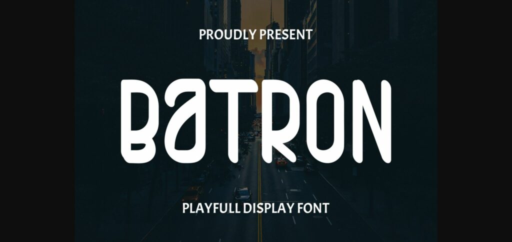 Batron Font Poster 1