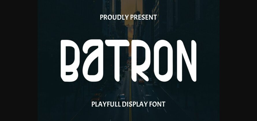 Batron Font Poster 1