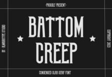 Battom Creep Fonts