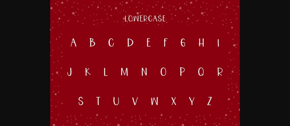 Bauble Star Font Poster 6