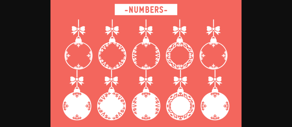 Baubles Pack Font Poster 5