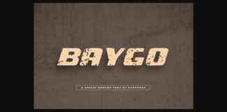 Baygo Font Poster 1