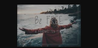 Be Free Font Poster 1