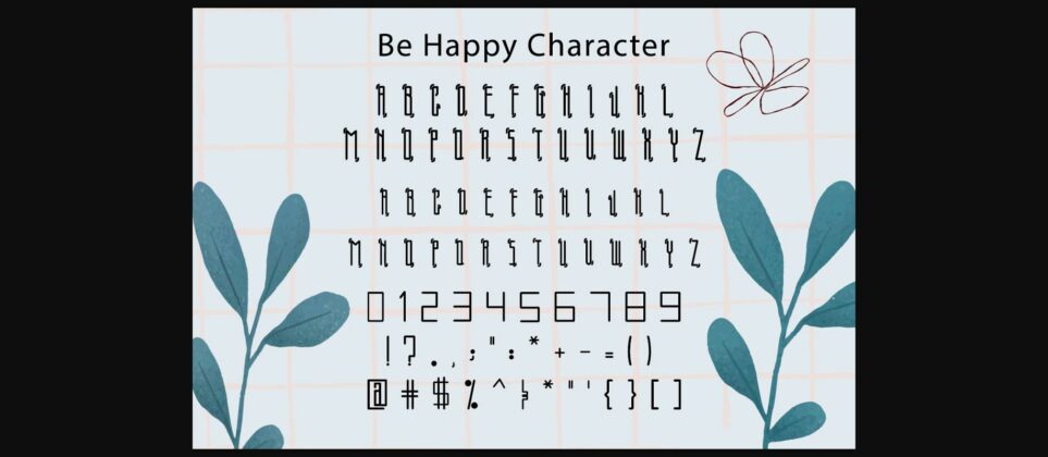 Be Happy Font Poster 7