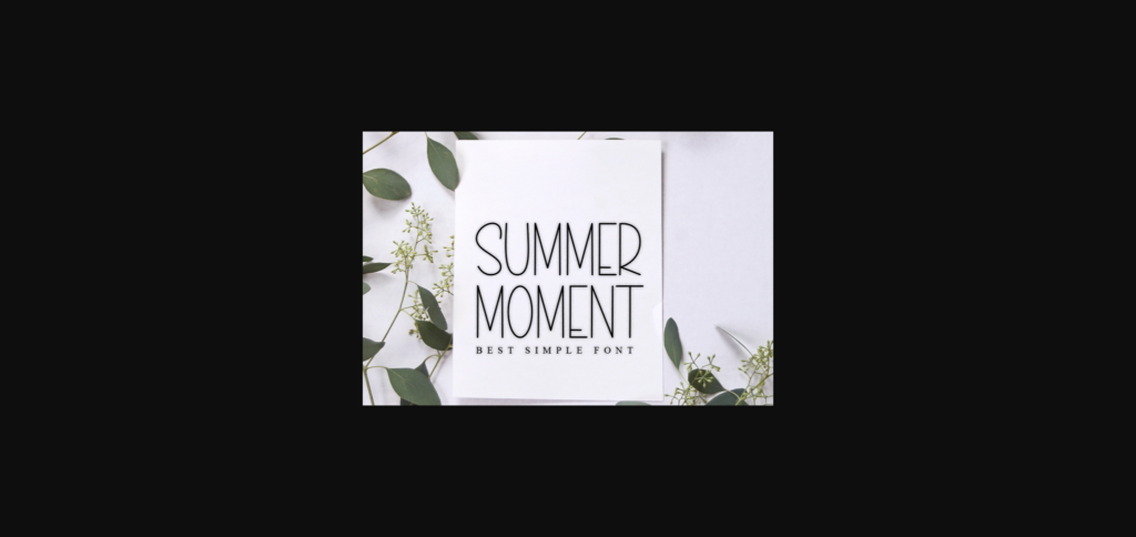 Beach Moment Font Poster 5