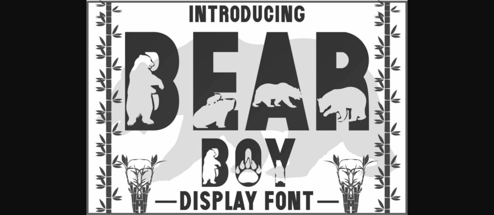 Bear Boy Font Poster 3