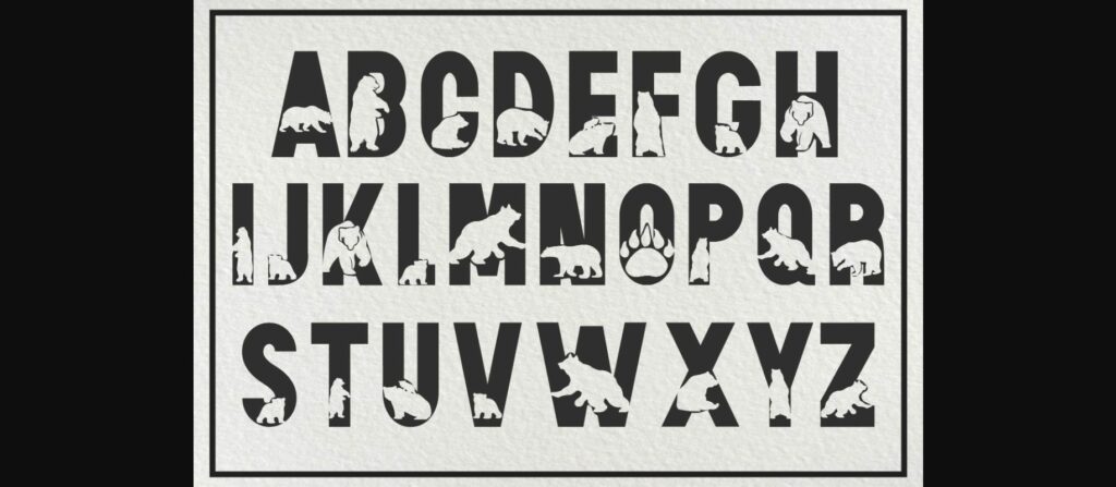 Bear Boy Font Poster 2