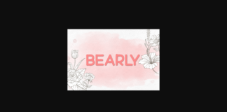 Bearly Font Poster 1