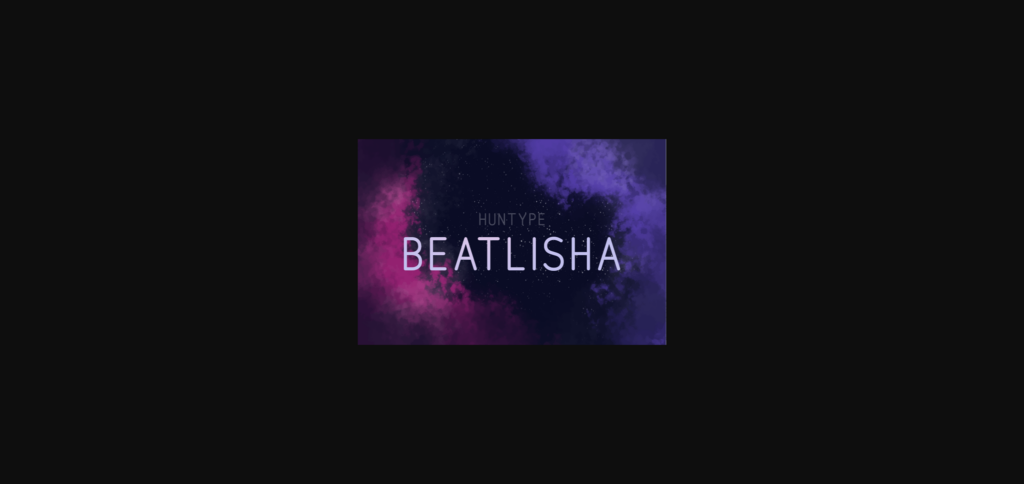 Beatlisha Font Poster 3