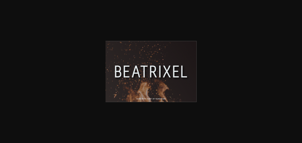 Beatrixel Font Poster 1