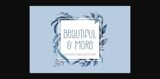 Beautiful & More Font Poster 1