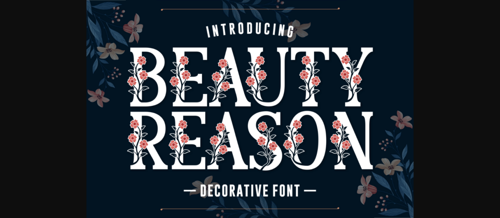 Beauty Reason Font Poster 1