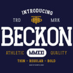 Beckon Fonts