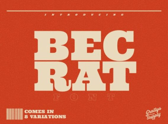 Becrat Fonts