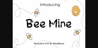 Bee Mine Font Poster 1