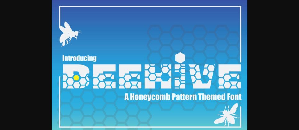 Beehive Font Poster 1