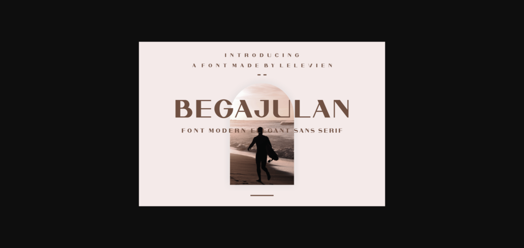 Begajulan Font Poster 3