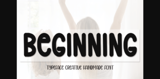 Beginning Font Poster 1