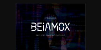 Beiamox Font Poster 1