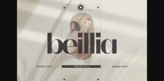 Beillia Font Poster 1