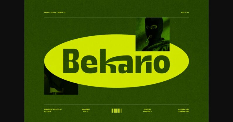 Bekario Font Poster 3