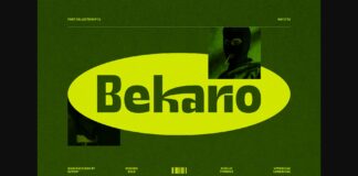 Bekario Font Poster 1