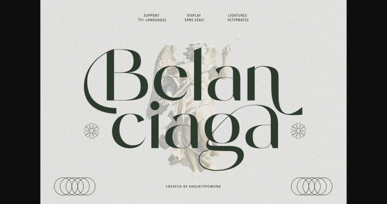 Belanciaga Font Poster 1