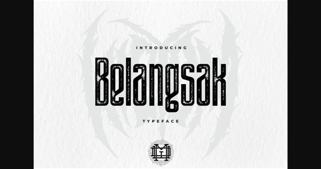 Belangsak Font Poster 3