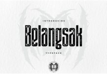 Belangsak Font Poster 1