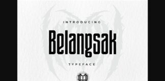 Belangsak Font Poster 1