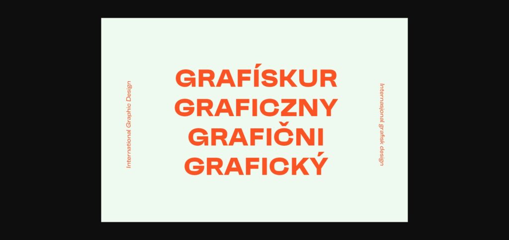 Belfast Grotesk Font Poster 10