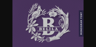 Belila Font Poster 1