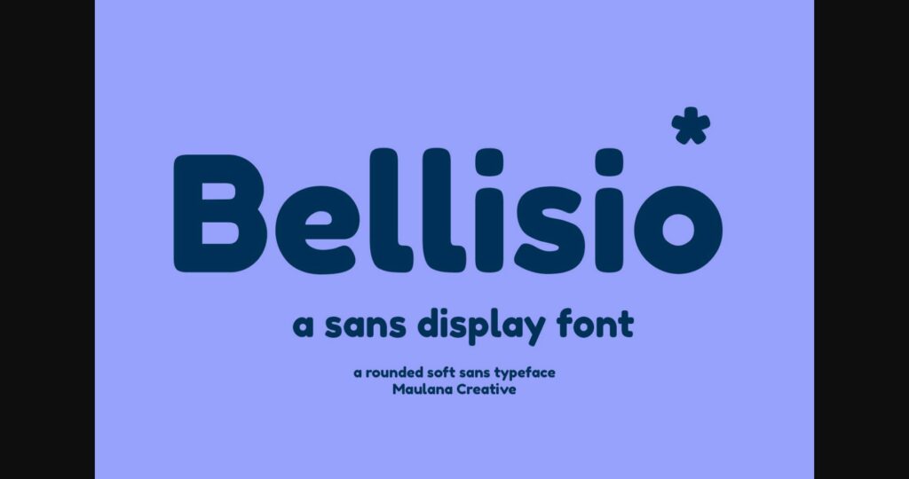 Belissio Font Poster 3