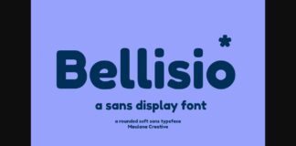 Belissio Font Poster 1