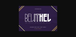 Belithel Font Poster 1