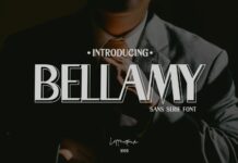 Bellamy Font Poster 1