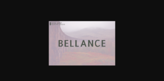 Bellance Font Poster 1