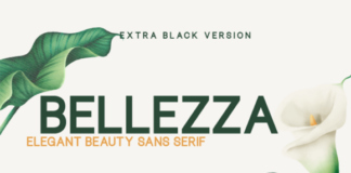 Bellezza Extra Black Font