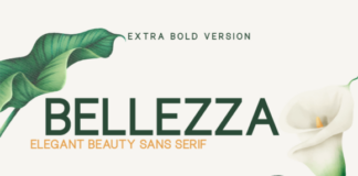 Bellezza Extra Bold Fonts