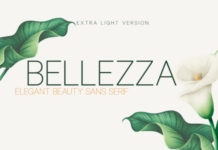 Bellezza Extra Light Font