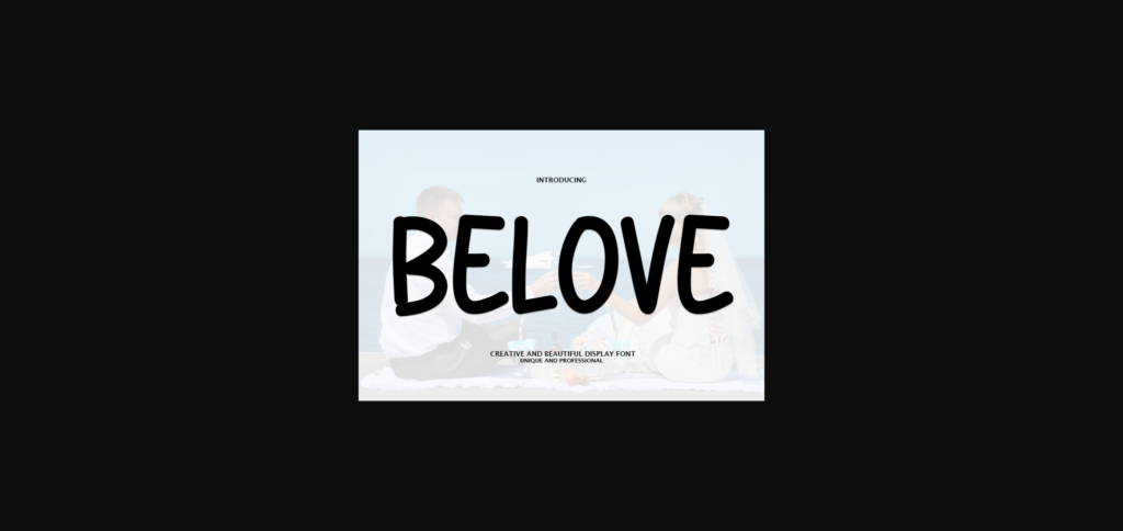 Belove Font Poster 3