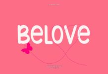 Belove Font Poster 1