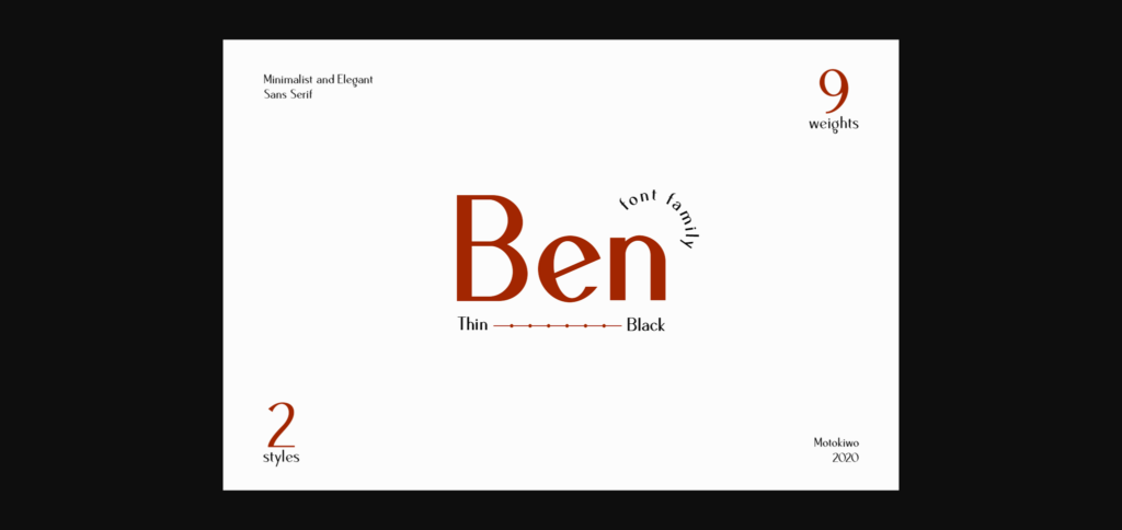 Ben Font Poster 1