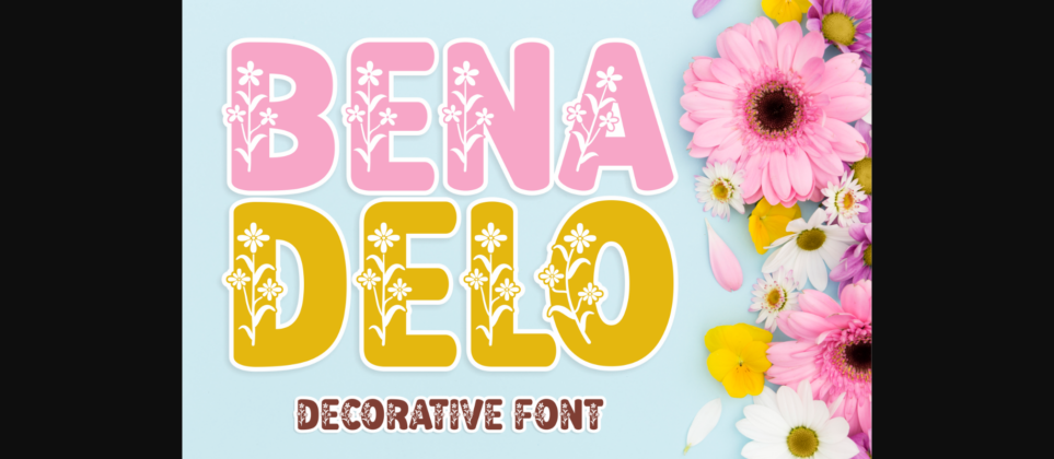 Bena Delo Font Poster 3