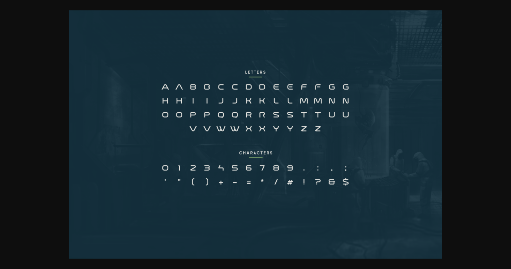 Benedic Font Poster 5