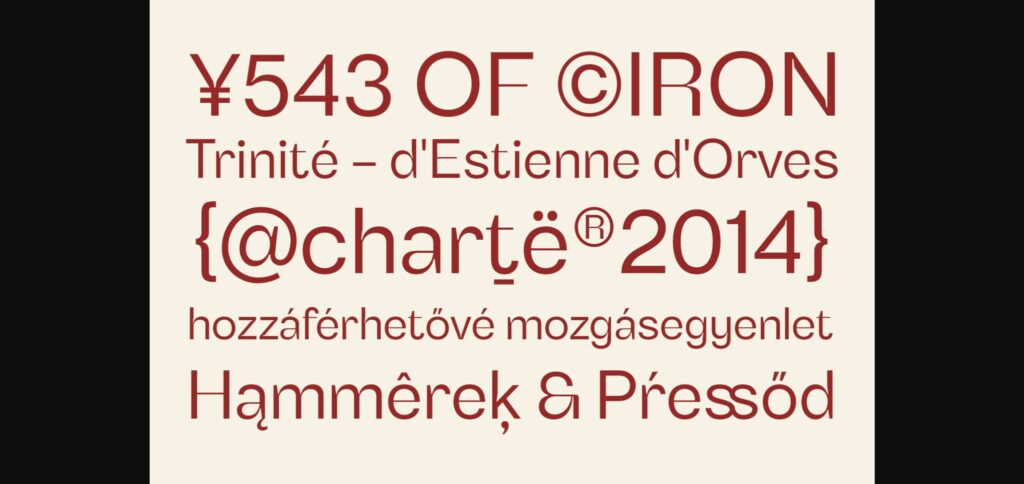 Benetti Grotesk Font Poster 4