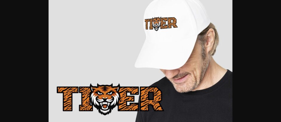 Bengal Tiger Font Poster 10