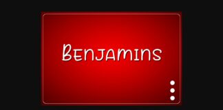 Benjamins Font Poster 1