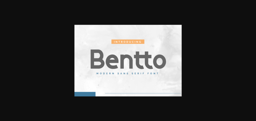 Bentto Font Poster 3