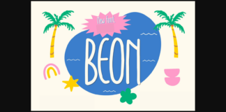 Beon Font Poster 1